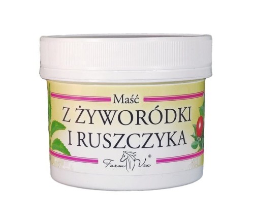 Maść z żyworódki i ruszczyka 150 ml - Zapobiega obrzękom, wzmacnia naczynia krwionośne - FARM-VIX (NM).jpg