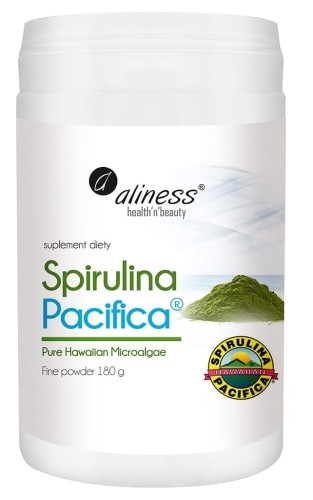 Spirulina Pacifica 180g - Utrzymuje prawidłowy poziom cukru, wspiera odporność - ALINESS.jpg
