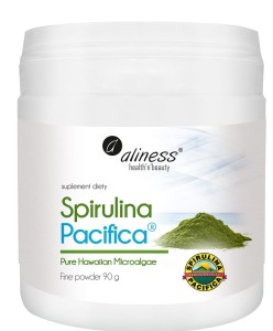 Spirulina Pacifica 90g - Utrzymuje prawidłowy poziom cukru, wspiera odporność - ALINESS