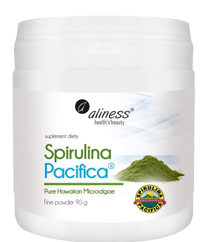Spirulina Pacifica 90g - Utrzymuje prawidłowy poziom cukru, wspiera odporność - ALINESS.jpg