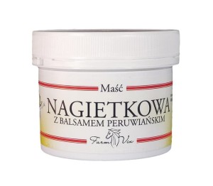 Maść nagietkowa z balsamem peruwiańskim 150 ml - Sprzyja regeneracji naskórka - FARM-VIX (NM)