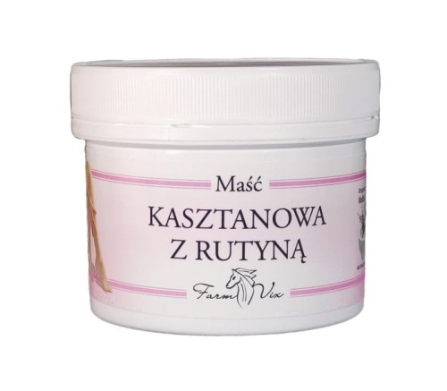 Maść kasztanowa z rutyną 150 ml - Wspomaga z tendencją do powstawania żylaków - FARM-VIX (NM).jpg