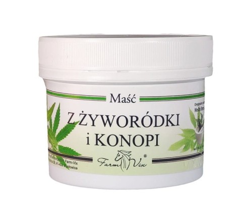Maść z żyworódki i konopi 150 ml - Pomaga uczynić skórę delikatną i miłą w dotyku - FARM-VIX (NM).jpg