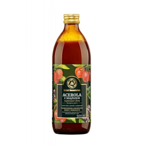 Sok Acerola z miąższem 500ml - W stanach obniżonej odporności i okresie silnego stresu - HERBAL MONASTERIUM.jpg