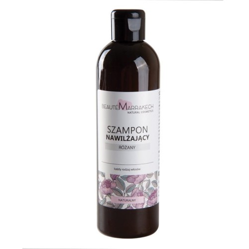 Szampon różany do każdego rodzaju włosów 250ml - Pozostawia włosy miękkie, czyste i pełne blasku - BEAUTE MARRAKECH.jpg