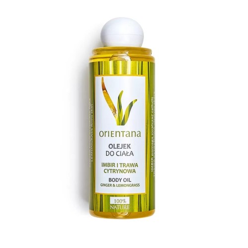 Olejek do ciała Imbir i Trawa Cytrynowa 210ml - Odżywia i wzmacnia skórę zmęczoną, podrażnioną, szarą - ORIENTANA.jpg