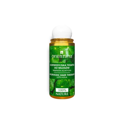 Ajurwedyjska terapia do włosów Gotu Kola 105ml - Działa nawilżająco, odżywczo, regenerująco i rewitalizująco - ORIENTANA.png