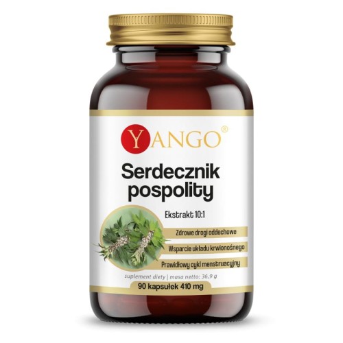 Serdecznik pospolity 90 kapsułek - Zdrowie układu oddechowego i nerwowego - YANGO.jpg