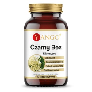 Czarny bez 5% flawonoidów 90 kapsułek - Zdrowie serca i układu krążenia - YANGO
