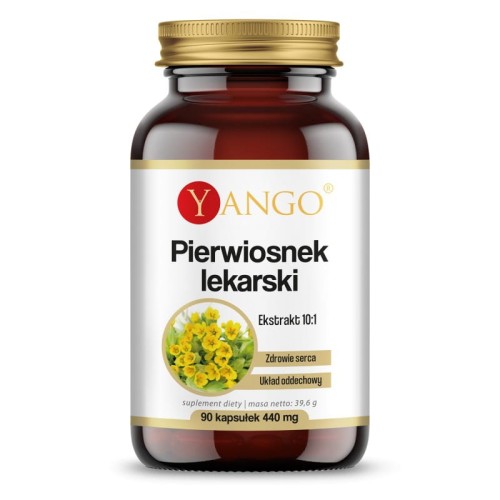 Pierwiosnek lekarski 90 kapsułek - Zdrowie górnych dróg oddechowych - YANGO.jpg