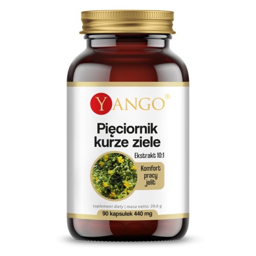 Pięciornik kurze ziele 90 kapsułek - Zdrowie skóry i jelit - YANGO.jpg