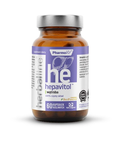 Hepavitol Herballine 60 kapsułek - Na wątrobę - PHARMOVIT.jpg