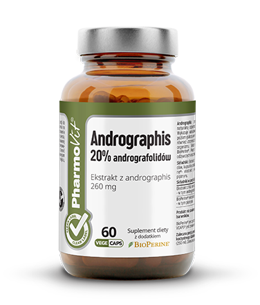 Andrographis 20% andrografolidów 60 kapsułek - Pomaga wspierać naturalną odporność organizmu - PHARMOVIT.png