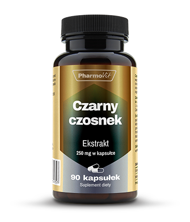 Czarny czosnek 90 kapsułek - Pomaga w utrzymaniu prawidłowej czynności wątroby - PHARMOVIT.png