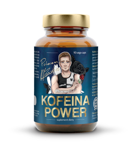 Kofeina Power by Bandosz 90 kapsułek - Wspiera sprawność umysłową, pomaga w zachowaniu czujności i skupienia - PHARMOVIT