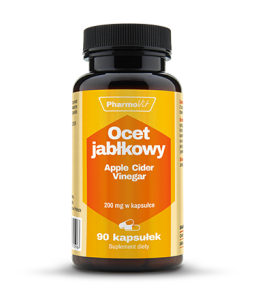 Ocet jabłkowy 90 kapsułek - PHARMOVIT
