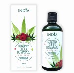 Olejek konopny do masażu - malinowy - India Cosmetics 100 ml