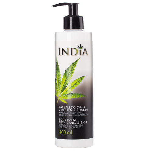 Balsam do ciała 400ml z olejem konopnym - India Cosmetics.png