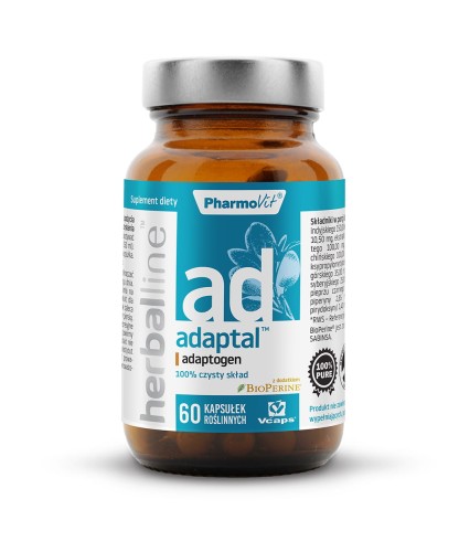 Adaptal 60 kapsułek - W niwelowaniu skutków stersu - PHARMOVIT.jpg