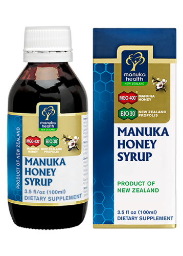 Syrop ziołowo-propolisowy z miodem Manuka MGO™ 400+ 100 ml - Manuka Health.png