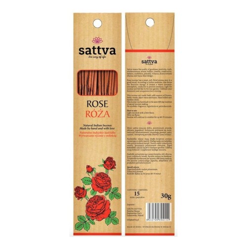 Oryginalne indyjskie kadzidła - RÓŻANE - SATTVA.jpg
