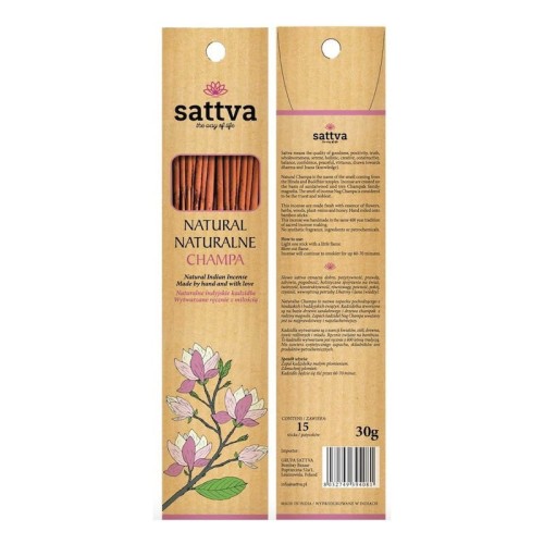 Oryginalne indyjskie kadzidła - NATURALNE CHAMPA - SATTVA.jpg