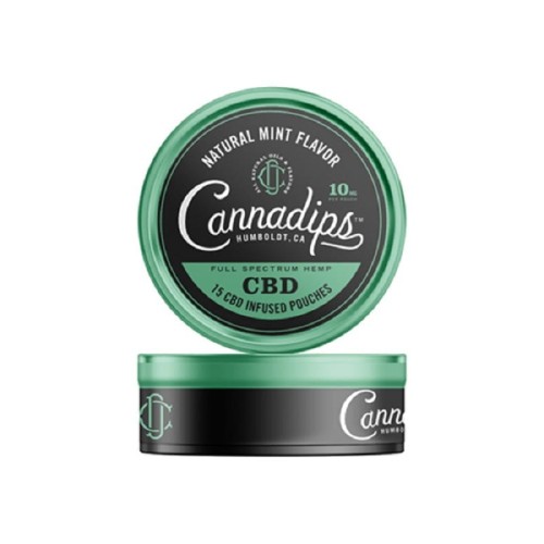 Cannadips - saszetki z CBD - smak Natural Mint - CANNADIPS.jpg