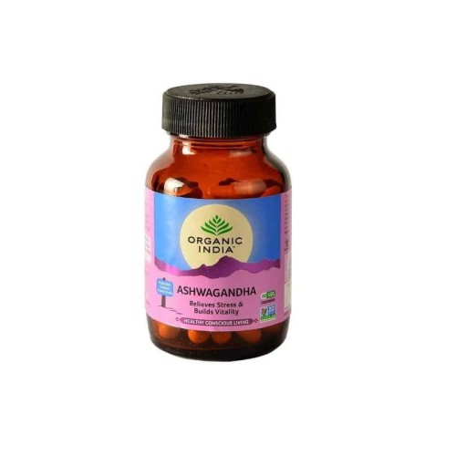 Ashwagandha -  łagodzenie stresu, podniesienie odporności organizmu - Organic India.jpg