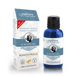 Olejek eteryczny KONCENTRACJA - cytryna, mięta, rozmaryn 20ml - OPTIMA NATURA