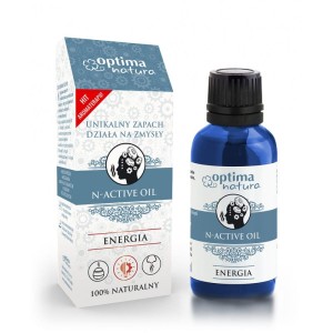 Olejek eteryczny ENERGIA - bergamotka, eukaliptus, pomarańcza 20ml - OPTIMA NATURA