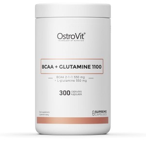 BCAA + Glutamina 1100 mg 300 kapsułek - Ostrovit