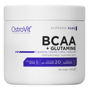 BCAA + Glutamina 200 g - smak naturalny - Ostrovit