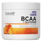 BCAA + Glutamina 200 g - smak pomarańcza - Ostrovit