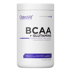BCAA + Glutamina 500 g - smak naturalny - Ostrovit