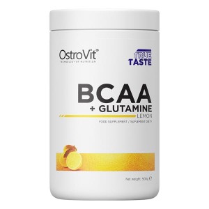 BCAA + Glutamina 500 g - smak cytryna - Ostrovit