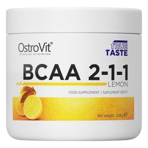 BCAA 2-1-1 200 g - smak cytryna - Ostrovit