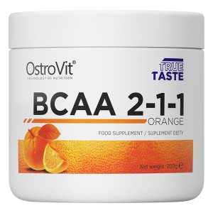 BCAA 2-1-1 200 g - smak pomarańcza - Ostrovit