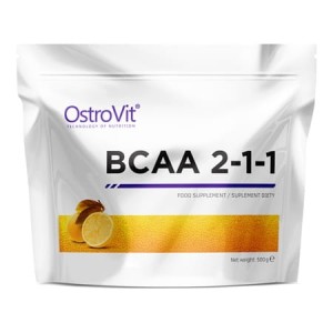 OstroVit BCAA 2-1-1 500 g - smak cytrynowy - Ostrovit