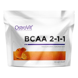 OstroVit BCAA 2-1-1 500 g - smak pomarańczowy - Ostrovit