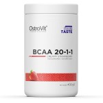 BCAA 20-1-1 400 g - smak kremowej truskawki - Ostrovit