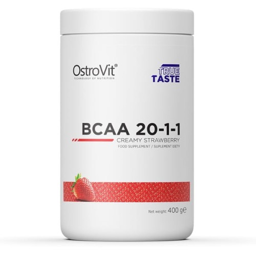 BCAA 20-1-1 400 g - smak kremowej truskawki - Ostrovit.jpg