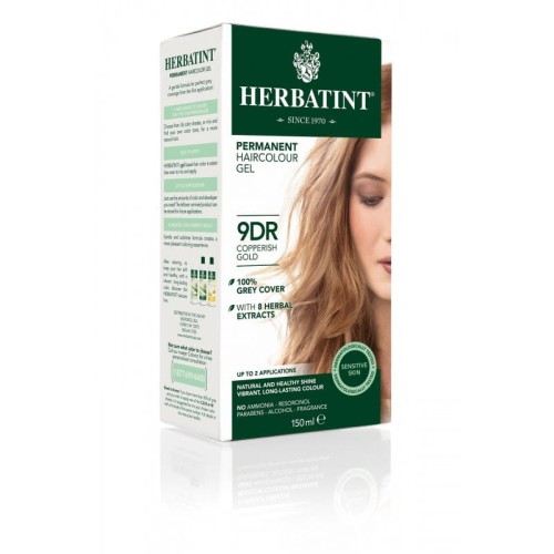 Farba do włosów miedziany złoty blond - 9DR 150ml - HERBATINT.jpg