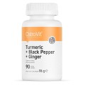 Kurkumina + Czarny Pieprz + Imbir 90 tabletek - Ostrovit.jpg