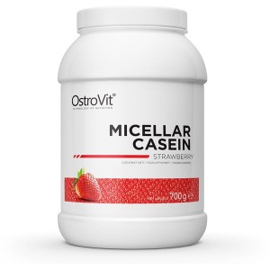 Kazeina Micelarna 700 g - smak truskawkowy - Ostrovit