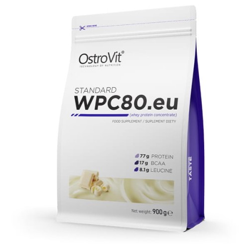 STANDARD WPC80.eu 900 g - smak białej czekolady - Ostrovit.jpg