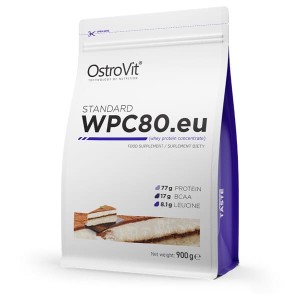 STANDARD WPC80.eu 900 g - koncentrat białka serwatkowego - smak tiramisu - Ostrovit