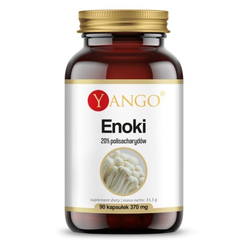 Enoki 20% polisacharydów - płomiennica zimowa Ekstrakt z grzyba Enoki - wzmacnia odporność - YANGO