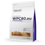 STANDARD WPC80.eu 900 g - koncentrat białka serwatkowego - smak masła orzechowego - Ostrovit