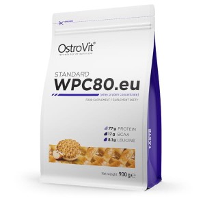 STANDARD WPC80.eu 900 g - koncentrat białka serwatkowego - smak szarlotkowy - Ostrovit