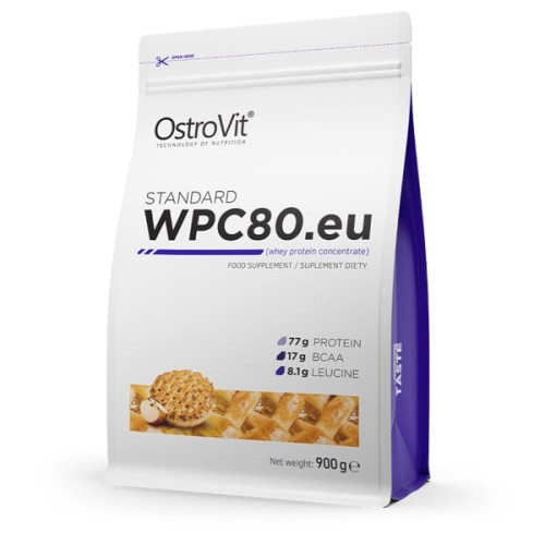 STANDARD WPC80.eu 900 g - koncentrat białka serwatkowego - smak szarlotkowy - Ostrovit.jpg